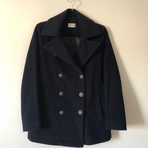 COPY - COPY - Navy wool pea coat pcoat peacoat ja… - Picture 13 of 14